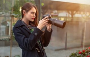 fotograf robienie zdjec
